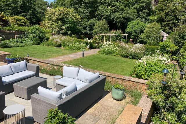 One of the gardens on Westgate.