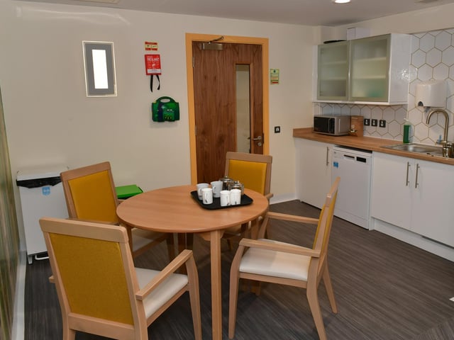 The new Lounge and Kitchen area at the Novak House wellbeing hub.