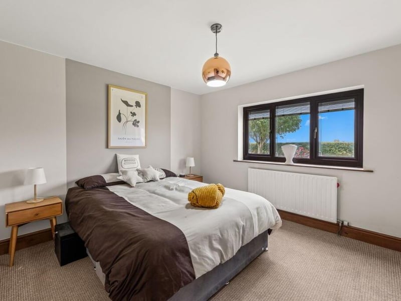 The ground-floor bedroom.