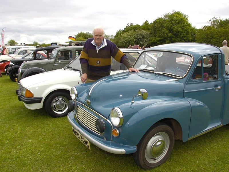 Pictured at the Friskney Show 10 years ago is Geoff Panton, with his owned-from-new 1969 Austin 600cwt pick-up.