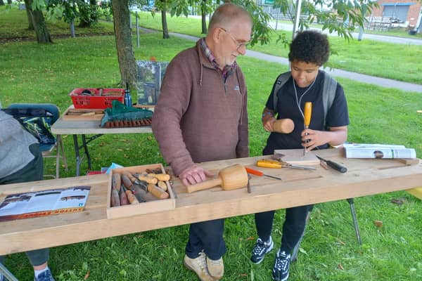 Woodcarving and ceramics are just some of the artistic sessions on offer.