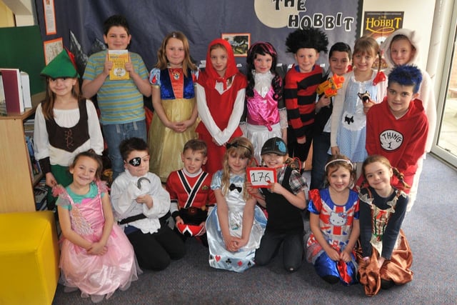 Pupils at Eastfield Infants, in Louth, dressed up as their favourite fictional characters
