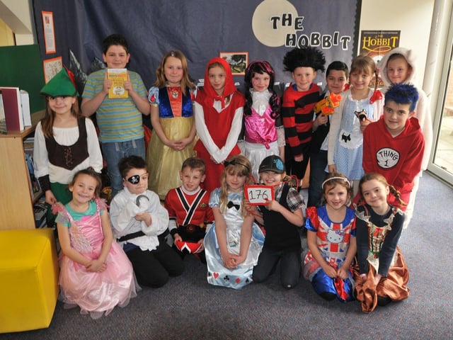 Pupils at Eastfield Infants, in Louth, dressed up as their favourite fictional characters