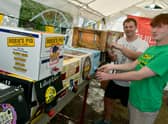 Matt Cutts and Martin Mell at the Sausage Festival.