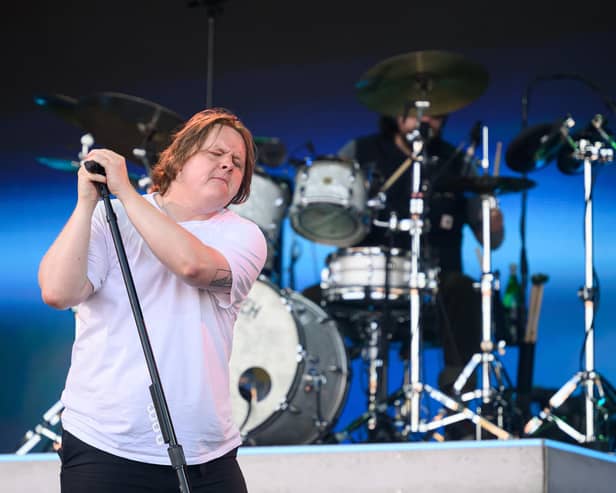 Lewis Capaldi performs on the Pyramid Stage at Glastonbury Festival (Photo by Leon Neal/Getty Images)