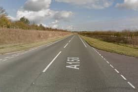The A158 Skegness Road is closed both ways between Northfield Road and the Partney turn off. Photo: Google Maps