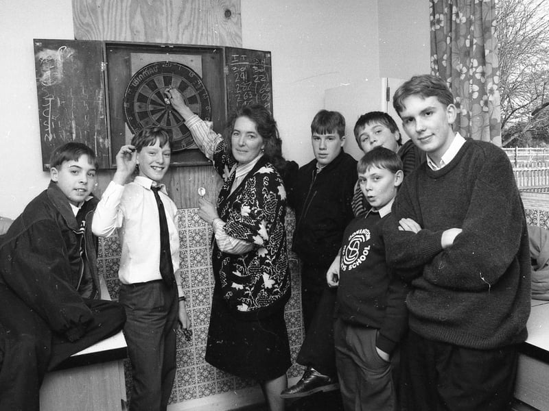 Another photo from Thomas Cowley's games-based fundraising 30 years ago.