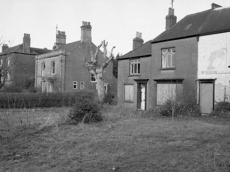 Pictured second from the left, the Grade II listed Freiston Lodge, in Sleaford Road. The 19th century building remains on site, near the road leading to and from the supermarket.