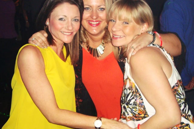 A trio that appeared in the Louth Leader's Big Night Out feature.