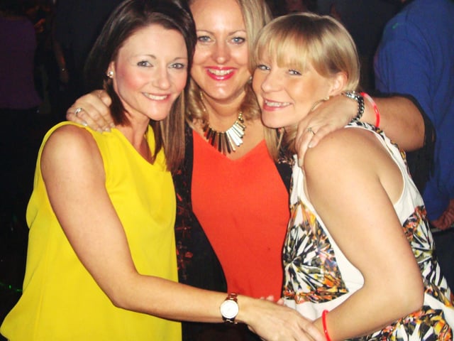 A trio that appeared in the Louth Leader's Big Night Out feature.