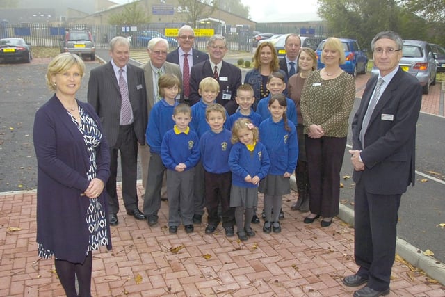 Two Sleaford schools were celebrating the official opening of a new car park 10 years ago. Work on the car park at Our Lady of Good Counsel School had been completed as part of a joint project involving St George’s Academy. Pictured (with pupils) are Sarah Weldon, Our Lady school head teacher, and Paul Watson, St George's principal.