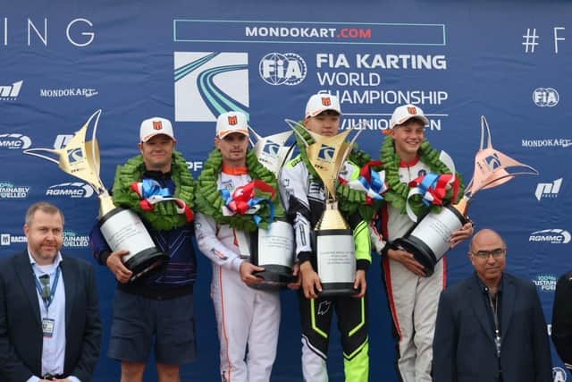 Korean driver Kyuho Lee took first in OK-N Final