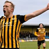 The winning feeling for United. Pic by Russell Dossett.