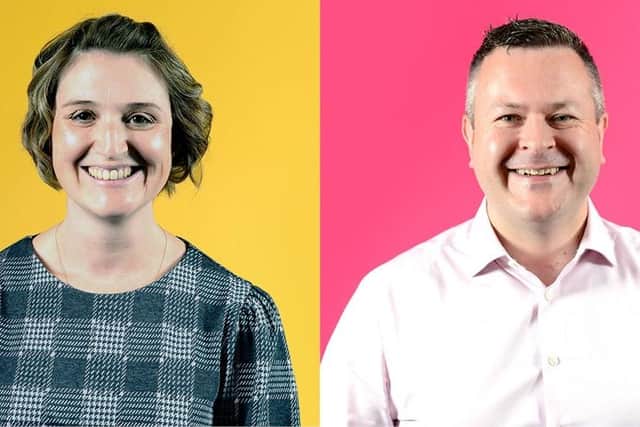 Sally-Anne Hurn and Stuart Brown of Duncan & Toplis