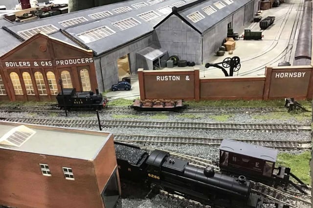 A recreation of the Ruston and Hornsby engineering works at Lincoln. Photo: Christopher Johnson