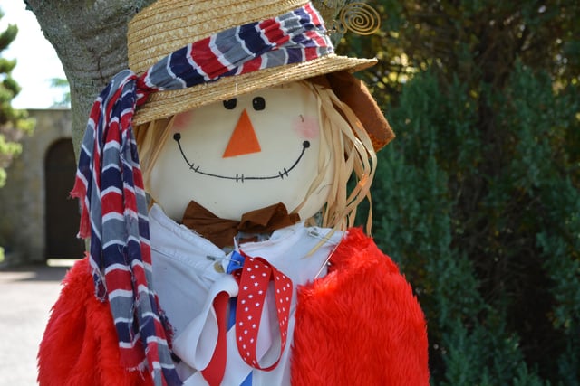 Perfect image of a scarecrow smile
