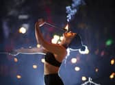 One of the performers at Gainsborough's 2021 Illuminate event