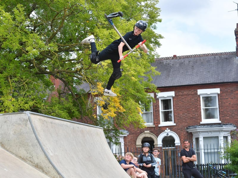 The event was held in collaboration between Boston Borough Council and Team Rubicon, a skateboard and scooter coaching provider.
