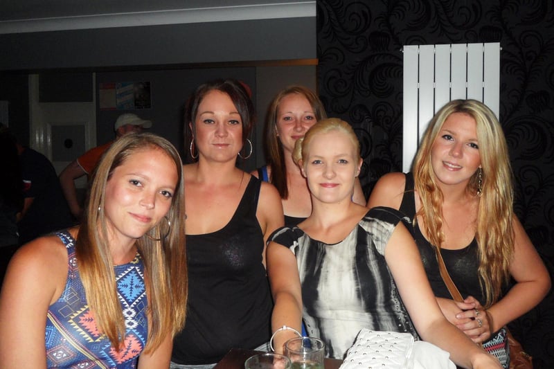 The group of five at Bar Ritz were included in the Louth Leader’s Big Night Out Feature 10 years ago this week.
