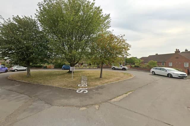 The body of a woman in her 40s has been found at a property in St Bernard's Close, Louth. Photo: Google Streetview