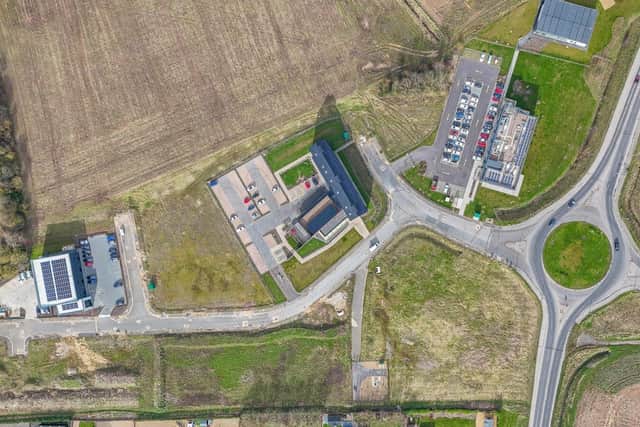 Aerial image of the South Lincolnshire Food Enterprise Zone in Holbeach
