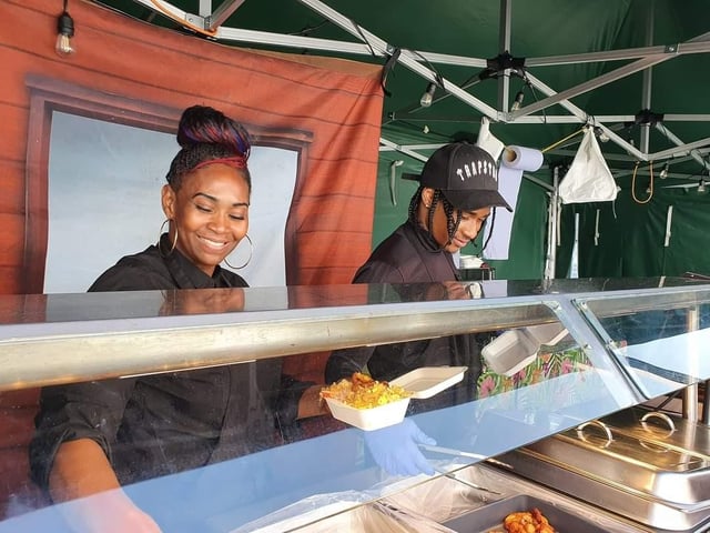 Mablethorpe Continental Market street food festival.