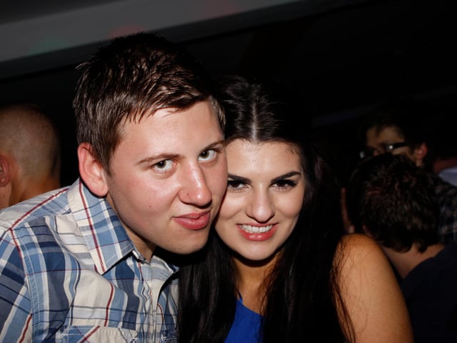 Two more revellers in the summer of 2012.