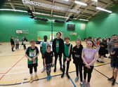 The Boston AC team at the final indoor sportshall event.