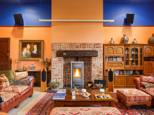 The sitting room section of the open-plan kitchen/sitting room.