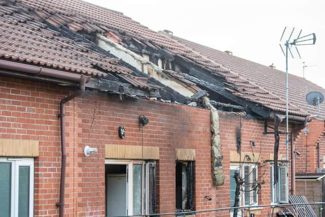 Rear of property at Gresley Road, Louth.