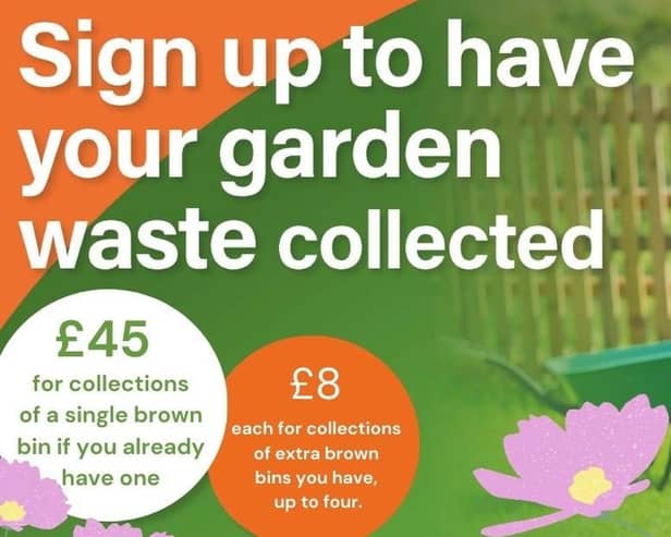 Residents can sign up or renew now for the District Council's 2024/25 garden waste service