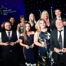 The LPFT awards winners on stage at last year's ceremony in 2023.