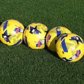 BURTON-UPON-TRENT, ENGLAND - DECEMBER 26:  Balls are seen during the pre match warm up prior to the Sky Bet League One match between Burton Albion and Northampton Town at Pirelli Stadium on December 26, 2025 in Burton-upon-Trent, England. (Photo by Pete Norton/Getty Images) : Football fans have been having theri say on their matchday experiences at grounds around the National League