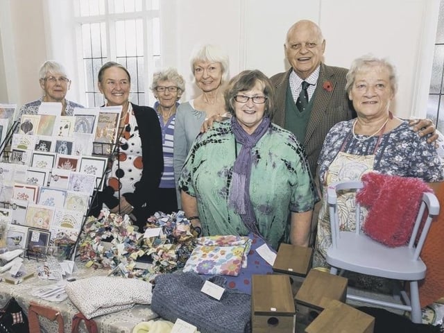 Sir Peter Tapsell, MP for Louth and Horncastle, paying a surprise visit to the November Fair at Horncastle Methodist Church. Sir Peter was due to step down as the area's MP in the following year's General Election, after 49 years of continuous service (plus five as MP for Nottingham West).