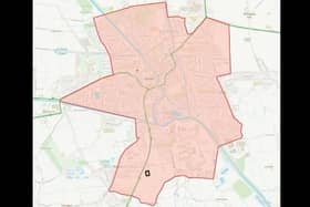 The scale of the dispersal order for Boston. Picture: Lincolnshire Police