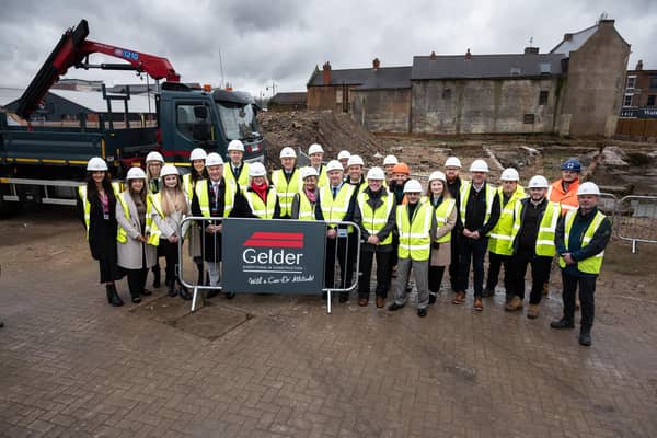 A special ground breaking ceremony marked the start of construction work on the £9m Savoy Cinema
