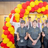 Staff at the new McDonalds in Louth.