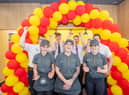 Staff at the new McDonalds in Louth.