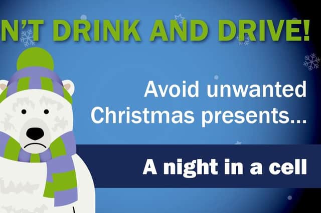 A new road safety campaign to warn people of the consequences of drink and drug driving in the county during the festive period has been launched