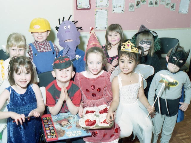 Pupils from St Mary's, in Boston, celebrating the school's book week by dressing as their favourite characters from well-loved tales.