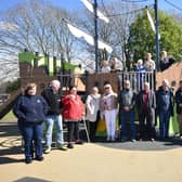 The official opening of a new play area in Spilsby recreation grounds. Photo: Barry Robinson