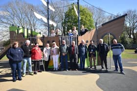 The official opening of a new play area in Spilsby recreation grounds. Photo: Barry Robinson