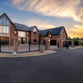 The front of the home.