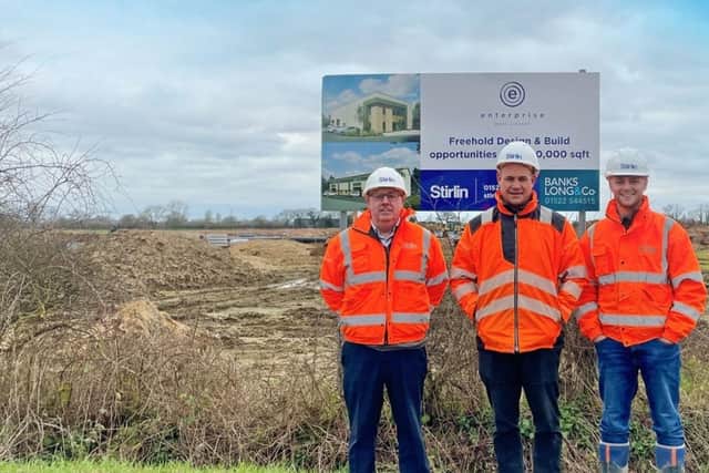Stirlin has commenced works on a new commercial site in Saxilby