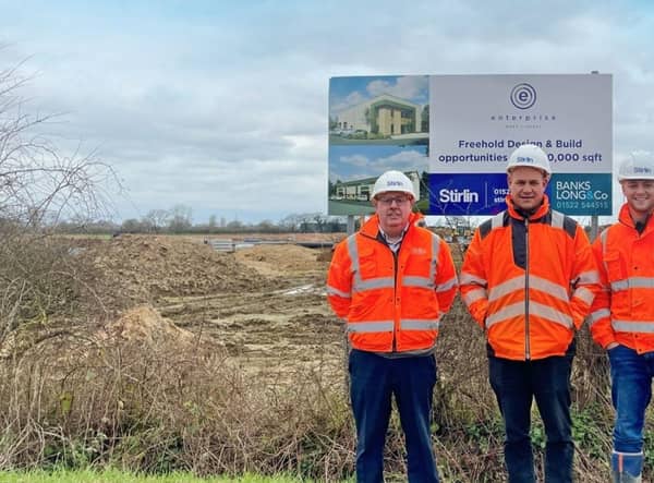 Stirlin has commenced works on a new commercial site in Saxilby
