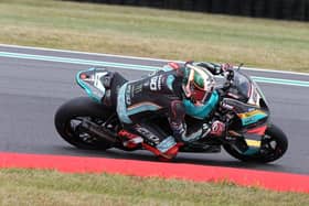 Peter Hickman in action at Snetterton. Photo by Dave Yeomans.