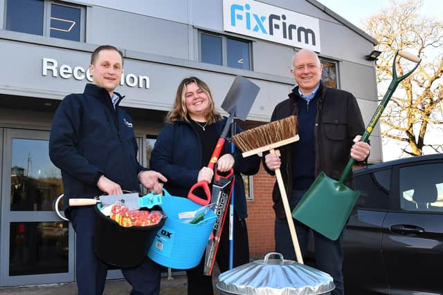 FixFirm has presented the Gelder Group with tools for its new SEND gardening project