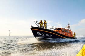 Joel and April Grunnill - Skegness' Shannon class lifeboat. Credit: RNLI/Nigel Millard