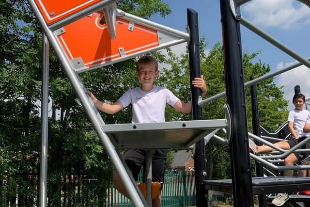 The play area is now officially open