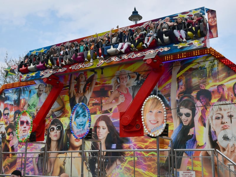 One of the many rides at May Fair.